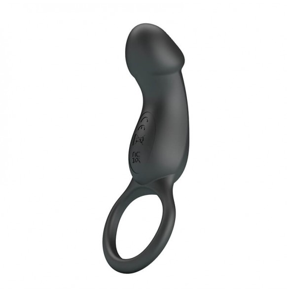 PRETTY LOVE - Trae Vibrating Penis Ring (Chargeable - Black) PRETTY LOVE - Trae Vibrating Penis Ring (Chargeable - Black)